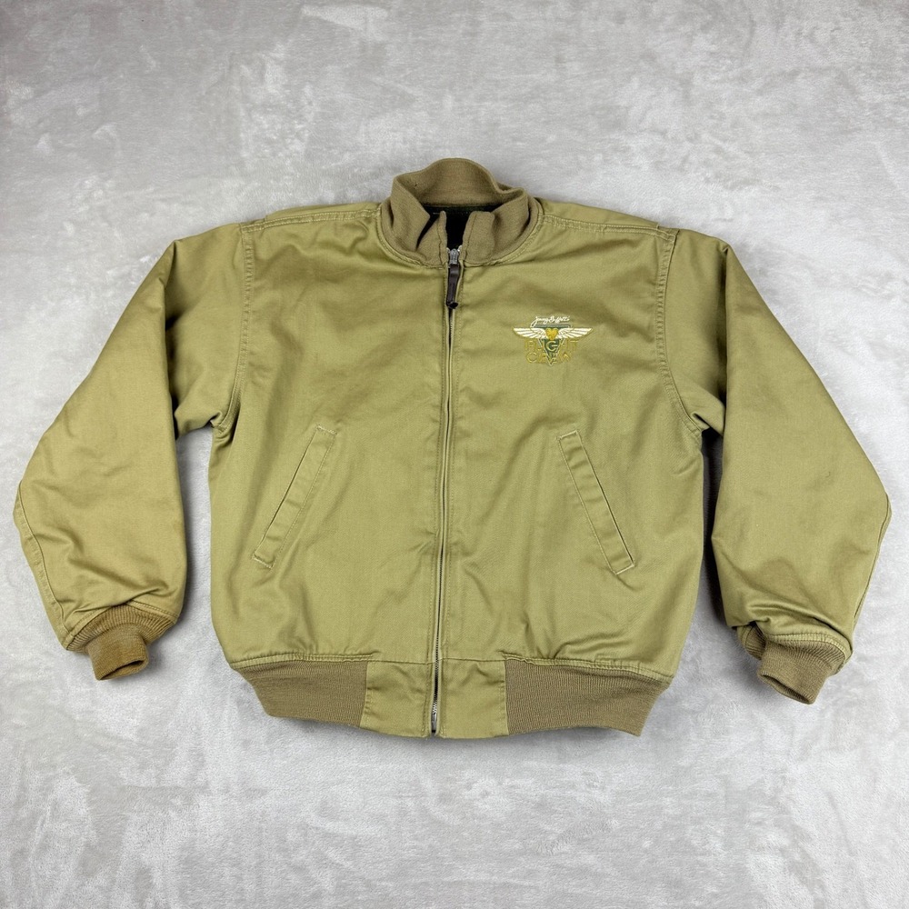 VTG Jimmy Buffett Margaritaville Alpha Industries Aviator Jacket Men L Bomber LE